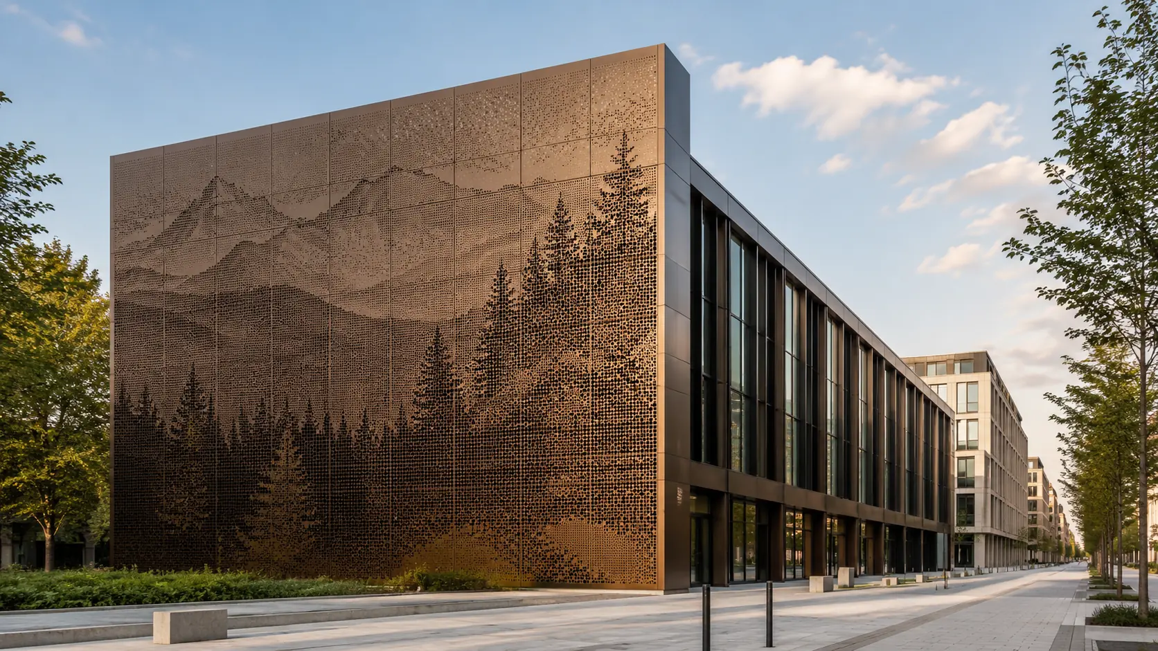 Концепция применения IMAGE FACADE: Фасады и торцы